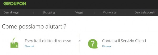 groupon contatti